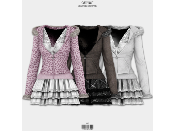 Alpha Caitlyn Set by mirosims2020 - The Sims 4 Custom Content