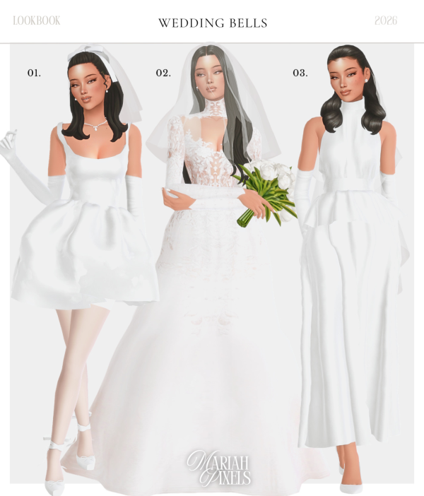 Mix Wedding Bells by simsfinds - The Sims 4 Custom Content