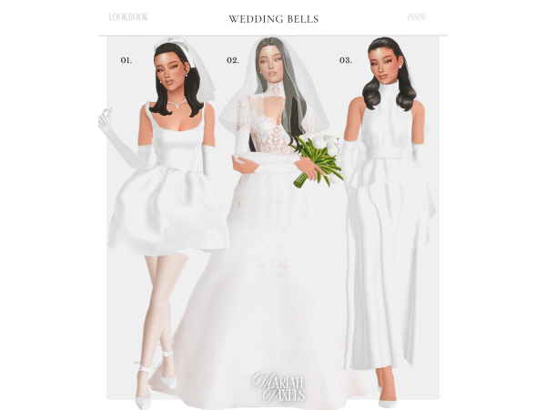 Mix Wedding Bells by mariahpixels - The Sims 4 Custom Content