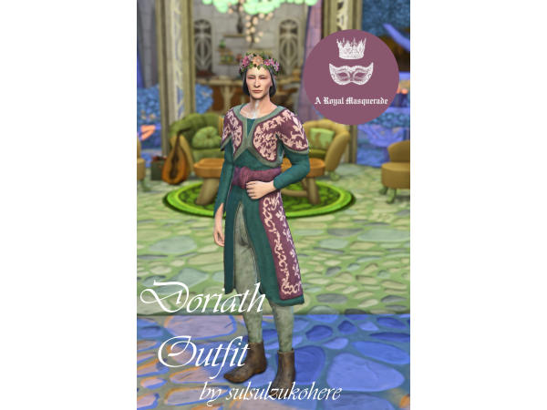 Maxis Match Doriath Outfit by sulsulzukohere - The Sims 4 Custom Content