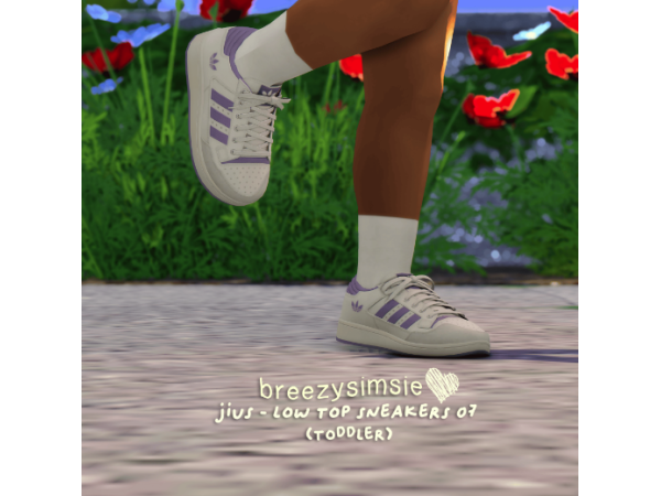 Maxis Match Jius Low Top Sneakers 07 by breezysimsie - The Sims 4 Custom Content
