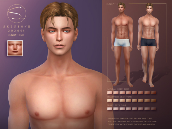 Alpha sclub_ts4_skin_ 0426 M Club by S - The Sims 4 Custom Content