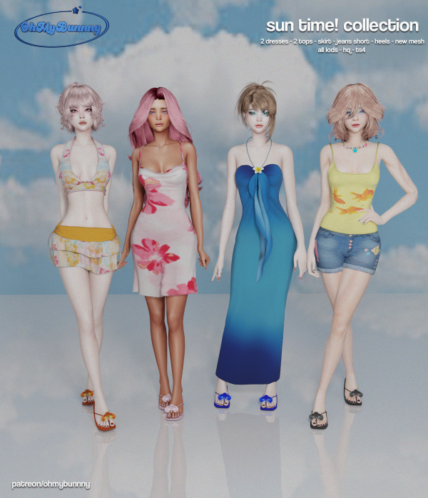 Alpha Sun Time Collection by ohmybunnny2 - The Sims 4 Custom Content