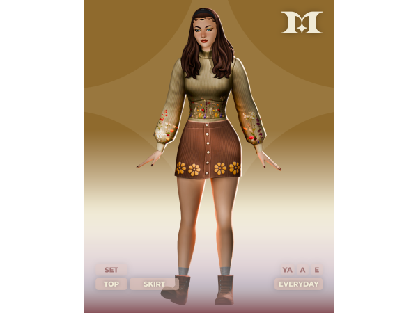 Maxis Match Meadow Set by milliancc - The Sims 4 Custom Content