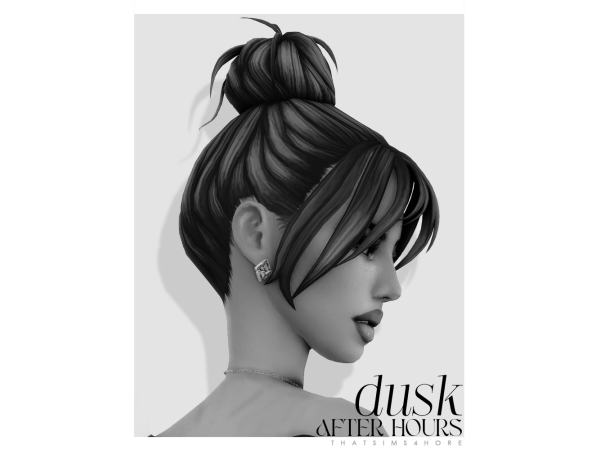 Maxis Match dusk after hours hairstyle by thatsims4hore - The Sims 4 Custom Content
