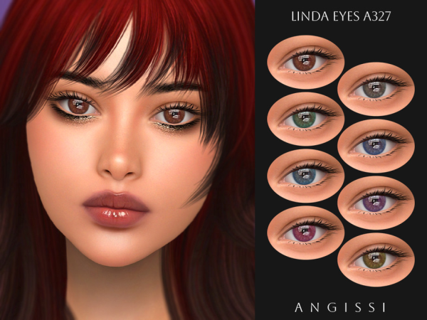 Alpha Linda Eyes A327 by ANGISSI - The Sims 4 Custom Content