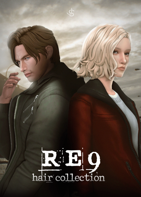 Maxis Match RE9 Hair Collection by simsfinds - The Sims 4 Custom Content