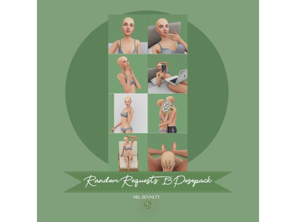 Mix Random Requests 13 Posepack - The Sims 4 Custom Content