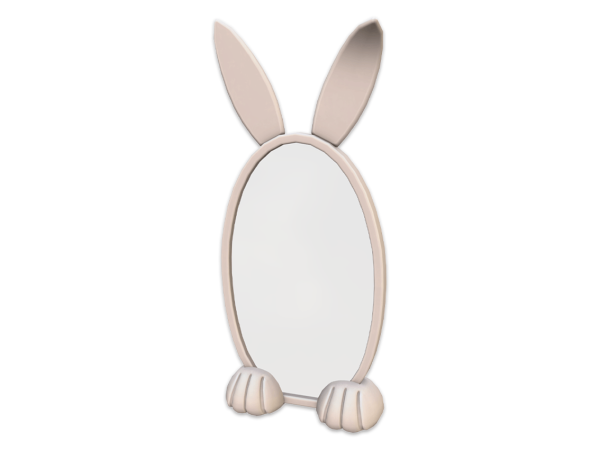 Maxis Match Comiko Kids Bunny Bedroom Mirror - The Sims 4 Custom Content