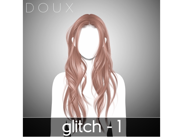 Alpha Glitch Hairstyle Style 1 (Free) - The Sims 4 Custom Content