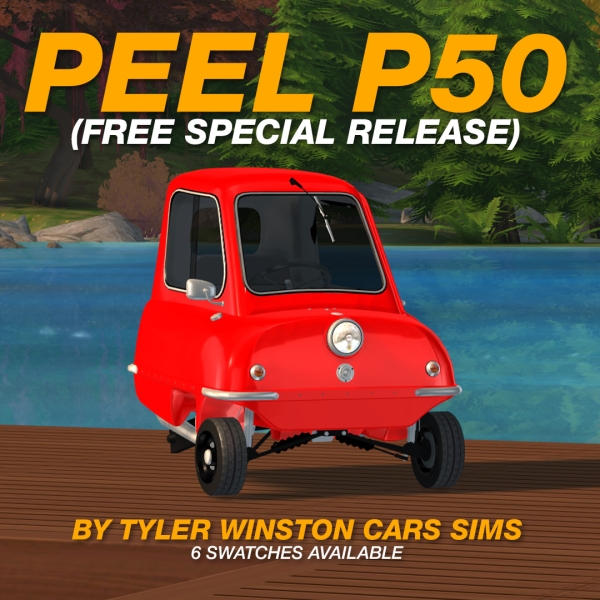 Alpha Tyler Winston Cars 1962 Peel P50 by tylerwcars - The Sims 4 Custom Content