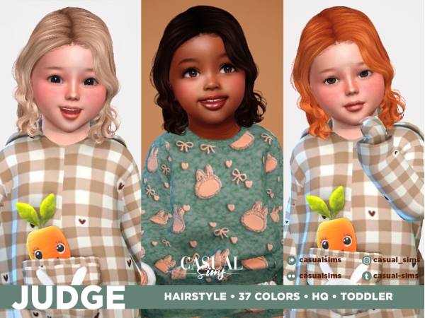 Judge Hairstyle (More strands) - Toddlers