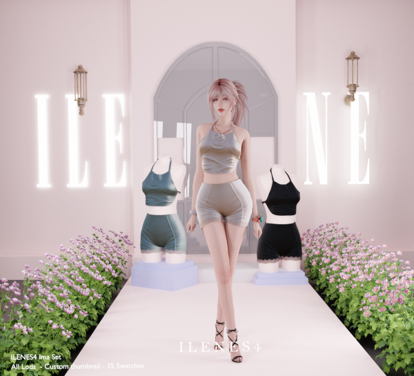 Alpha ILN Ima Lingerie by ilenes4 - The Sims 4 Custom Content