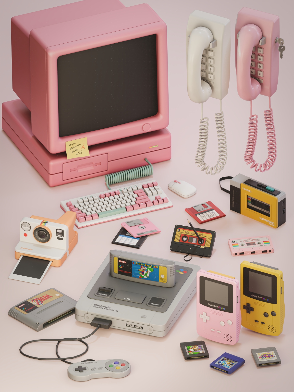 Alpha Retro Memories by simsfinds - The Sims 4 Custom Content