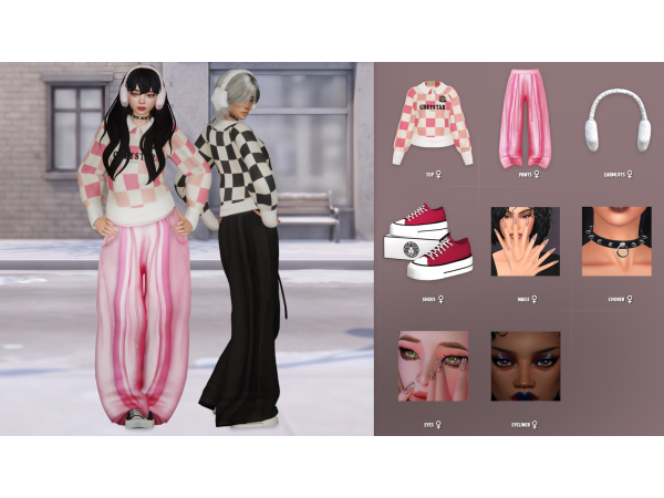 Alpha ATTENTION SET - The Sims 4 Custom Content