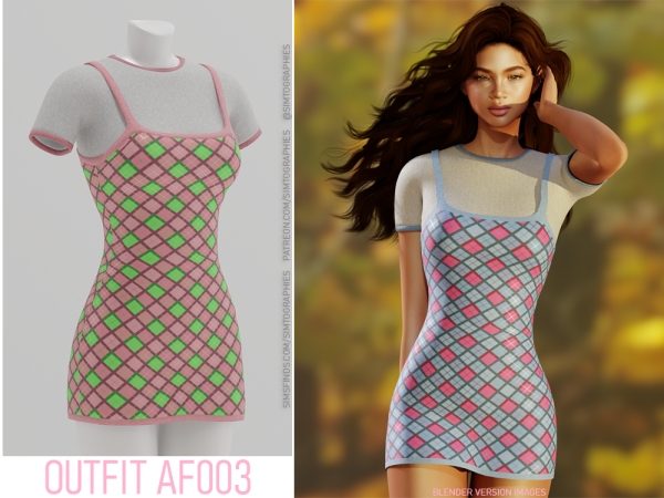 Alpha Outfit AF003 - The Sims 4 Custom Content