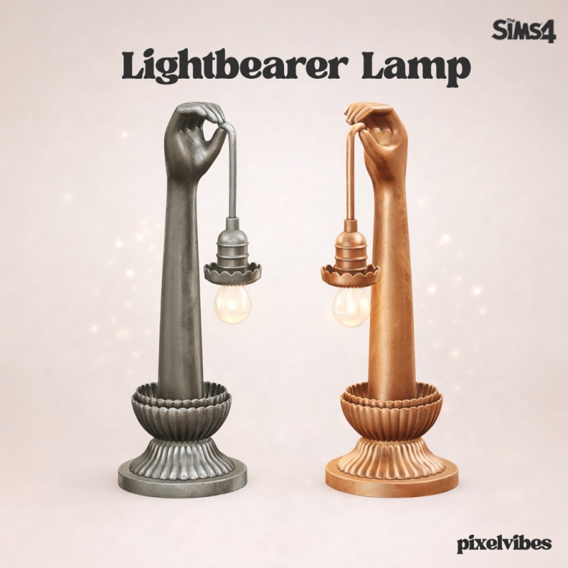Mix Light Bearer Lamp by pixelvibes - The Sims 4 Custom Content