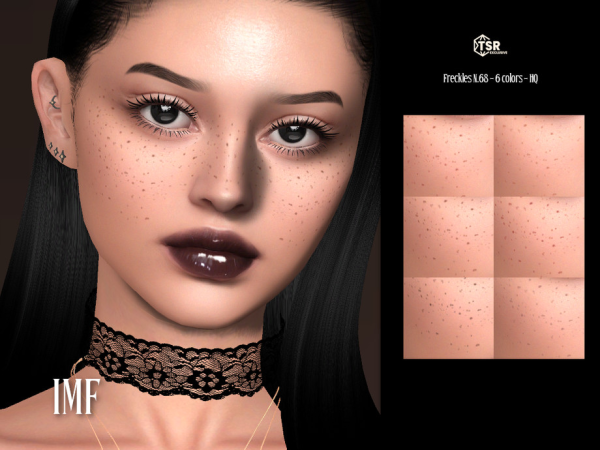Mix IMF Freckles N68 by IzzieMcFire - The Sims 4 Custom Content