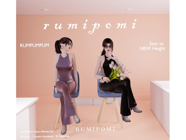 Alpha Rumpumpum_Briseies Set - The Sims 4 Custom Content