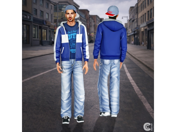 Maxis Match Male Loose Fit Jeans cool_content_star - The Sims 4 Custom Content