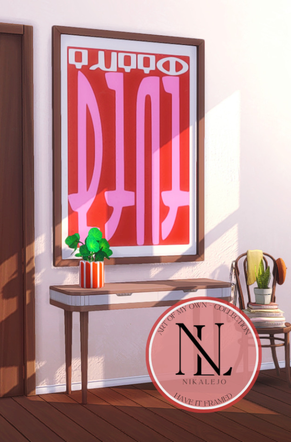 Maxis Match NIKALEJO_ArtOfMyOwn_HaveItFramed by simsfinds - The Sims 4 Custom Content