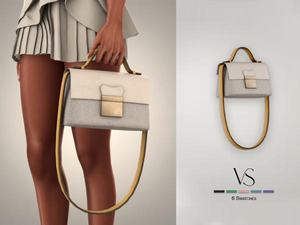 Alpha Amy Handbag by Veline Studios - The Sims 4 Custom Content
