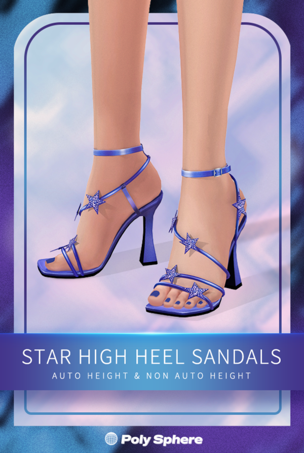 Maxis Match Star High Heel Sandals - The Sims 4 Custom Content