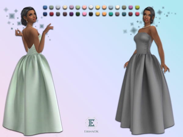 Mix ErinAOK Womens Gown 040826 - The Sims 4 Custom Content