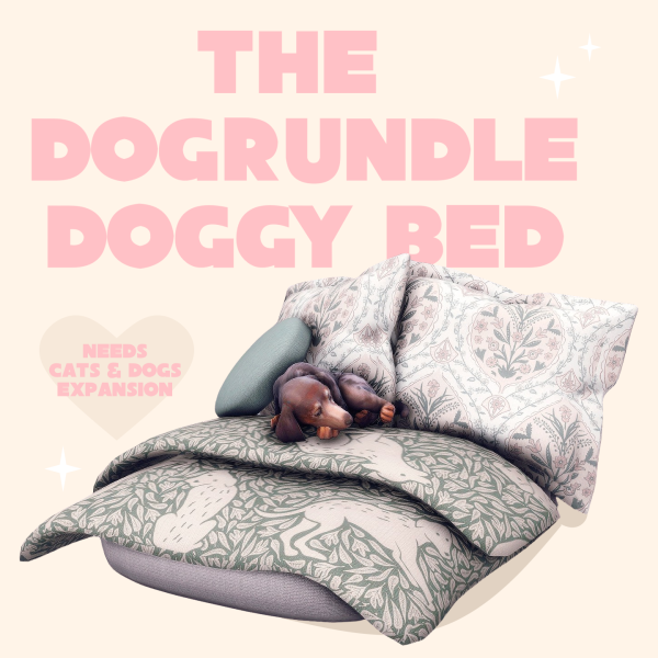 Mix The Dogrundle Pet Bed by simsfinds - The Sims 4 Custom Content