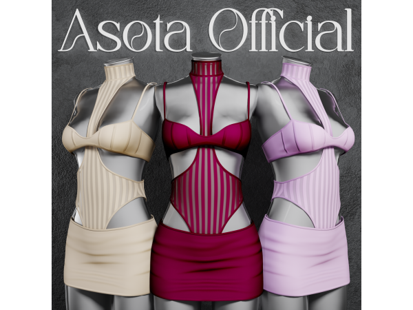 Alpha [ASOTA OFFICIAL] Kalena Outfit - The Sims 4 Custom Content