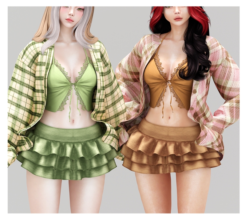 Mix Coquette Mini Set by babyetears - The Sims 4 Custom Content