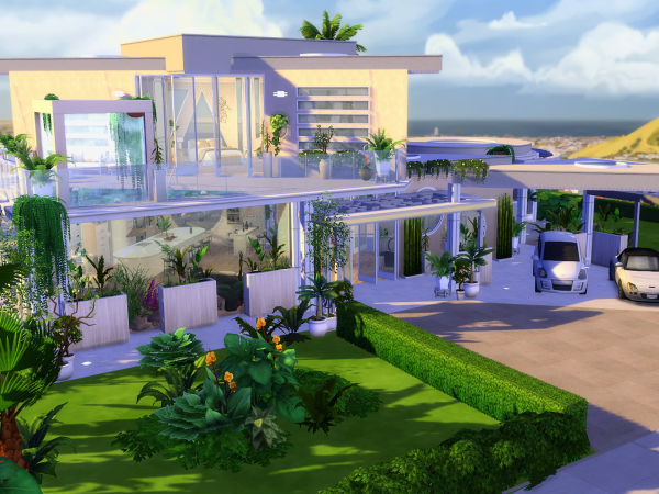 Alpha Sunset Ridge Lot by SimsClutterChaos - The Sims 4 Custom Content