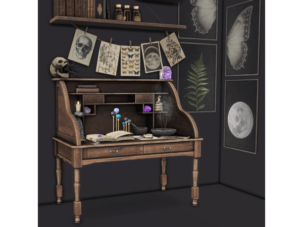 Alpha Dark Fairy Tales I by Lapanemona - The Sims 4 Custom Content