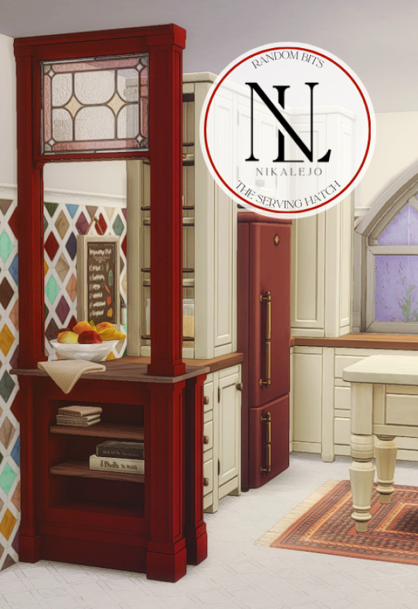 Maxis Match Random BitsThe Serving Hatch by simsfinds - The Sims 4 Custom Content
