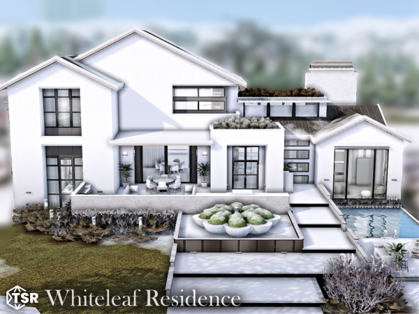 Maxis Match Whiteleaf Residence l noCC - The Sims 4 Custom Content
