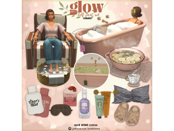 Alpha glow self care - The Sims 4 Custom Content