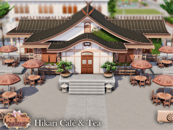 Maxis Match Hikari Cafe Tea l noCC - The Sims 4 Custom Content