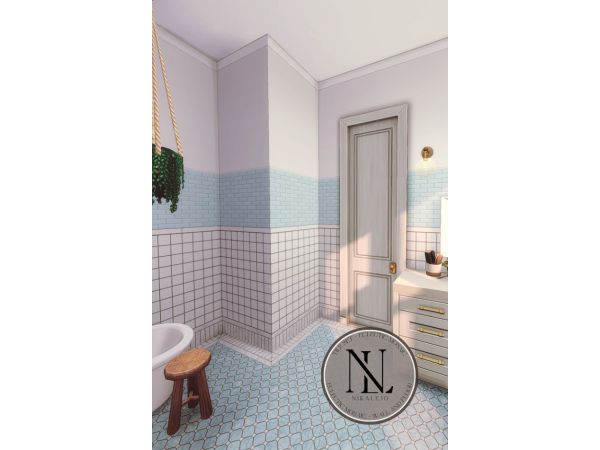 Mix Tile Set Eclectic Mosaic by nikalejo - The Sims 4 Custom Content