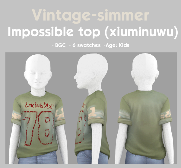 Maxis Match Maxis Match Top Jorts for Kids simmer by simsfinds - The Sims 4 Custom Content