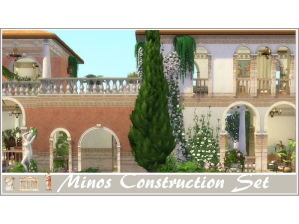 Mix Minos Construction Set by philo - The Sims 4 Custom Content