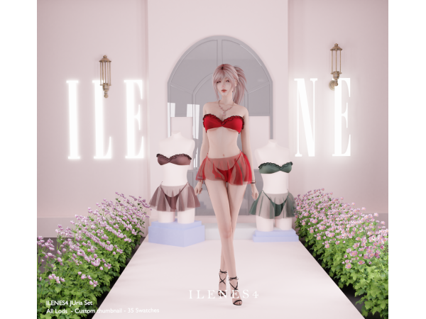Alpha ILN Juria Lingerie - The Sims 4 Custom Content