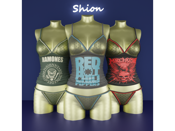 Alpha Shion Xyra Dark Siren Set - The Sims 4 Custom Content