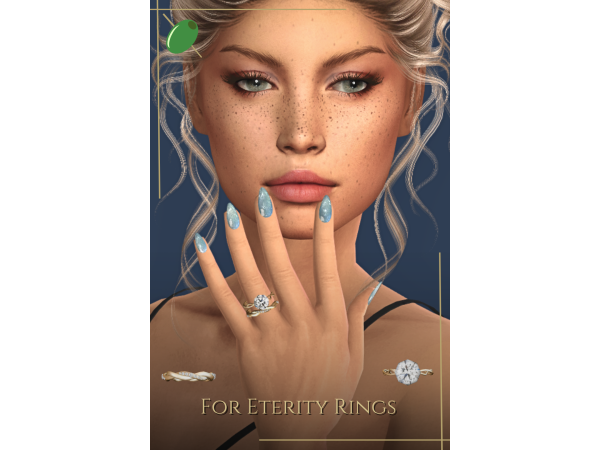 Alpha For Eternity Rings - The Sims 4 Custom Content
