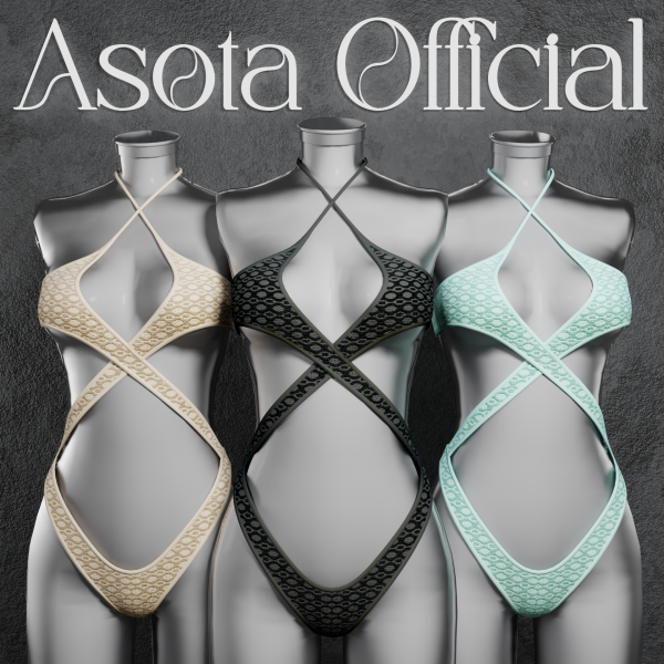 Alpha [ASOTA OFFICIAL] Lana Swimwear by asotaofficial - The Sims 4 Custom Content