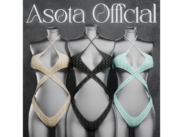 Alpha [ASOTA OFFICIAL] Lana Swimwear - The Sims 4 Custom Content