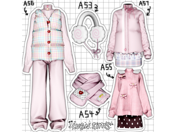 Alpha [LVAN]Collection 6 A53 A54 A55 A56 A57 - The Sims 4 Custom Content