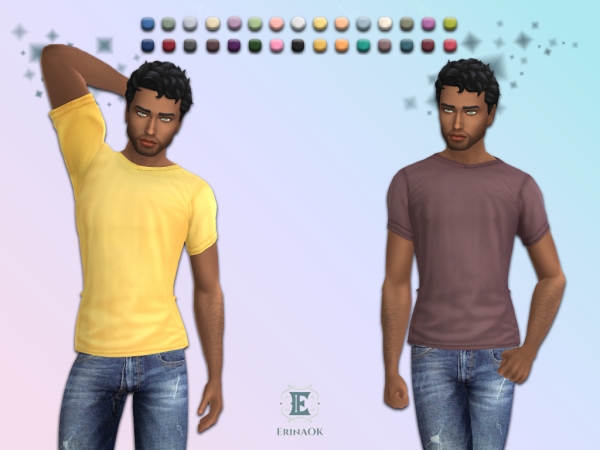 Mix ErinAOK Mens Top 041626 - The Sims 4 Custom Content