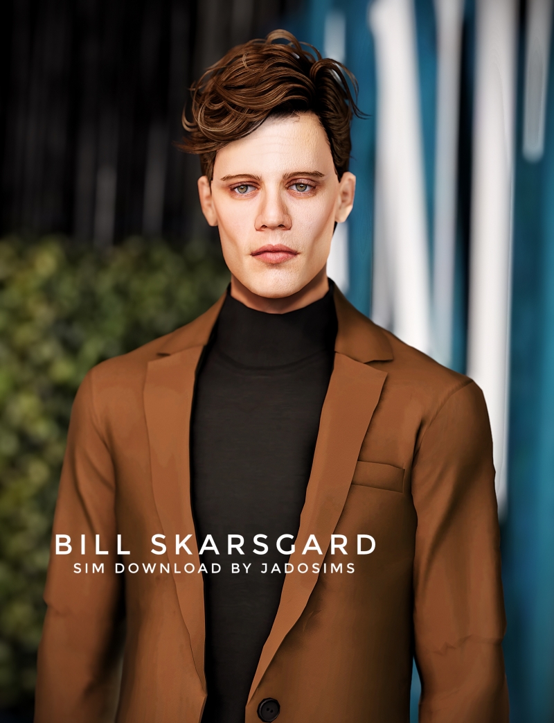 Alpha Bill Skarsgard (Sim Download) by shopwithflynnn - The Sims 4 Custom Content
