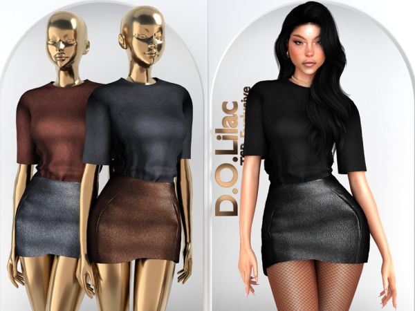 Alpha Rebel Chic Set DO159 - The Sims 4 Custom Content