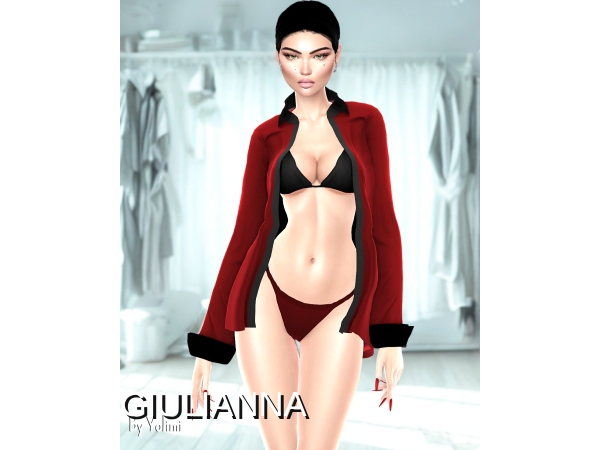 Alpha [FREE] Giulliana 8 OUTFITS (Full Alpha ) - The Sims 4 Custom Content